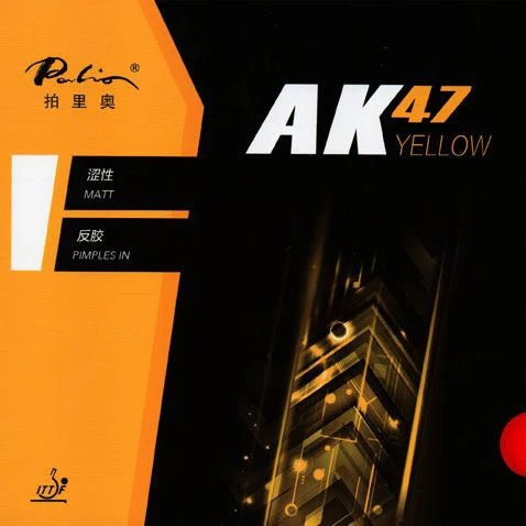 Palio AK 47 Yellow Table Tennis Rubber