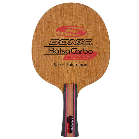 Donic balsa carbo fleece concave wooden table tennis blade