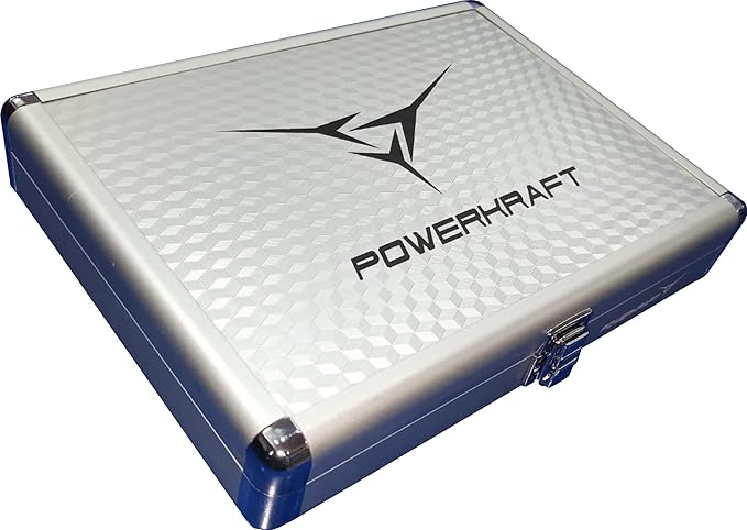 Powerkraft Table Tennis Aluminium Framed Premium Racket CASE Black