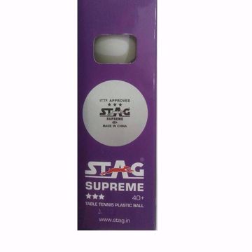 Picture of Stag Supreme 40+ 3 Star Table Tennis Balls, Pack of 3