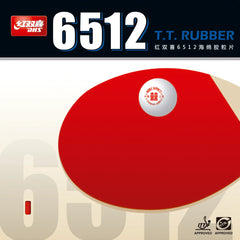 DHS Rubber DHS 6512 Classic Sticky Elastic Table Tennis Rubber