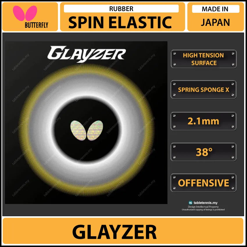 Butterfly glayzer table tennis rubber