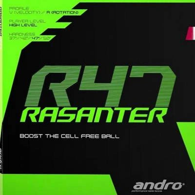 Andro rasanter r47 table tennis rubber