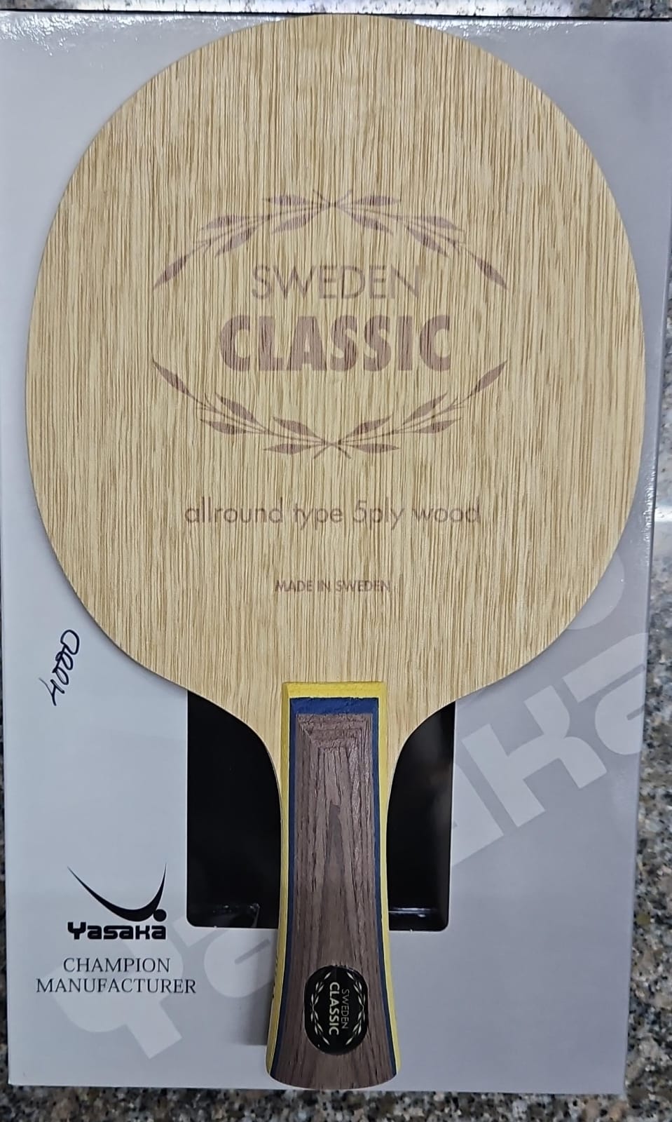 Yasaka Sweden Classic Table Tennis Blade