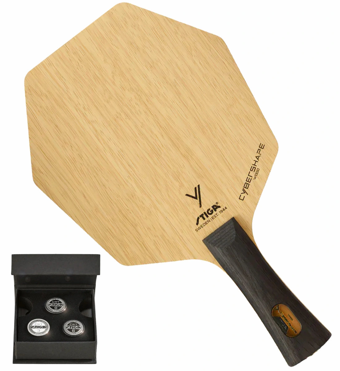 Stiga cybershape wood cwt table tennis blade