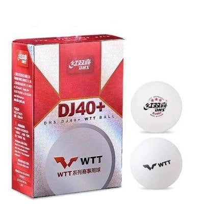 Dhs dj40+ 3*** ittf balls,(pack of 6)