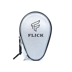 FLICK Round Table Tennis Racket Hard Case Protective Cover for Paddles