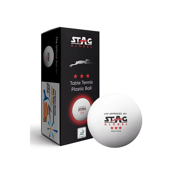 Stag Global 3 Star Table Tennis Ball
