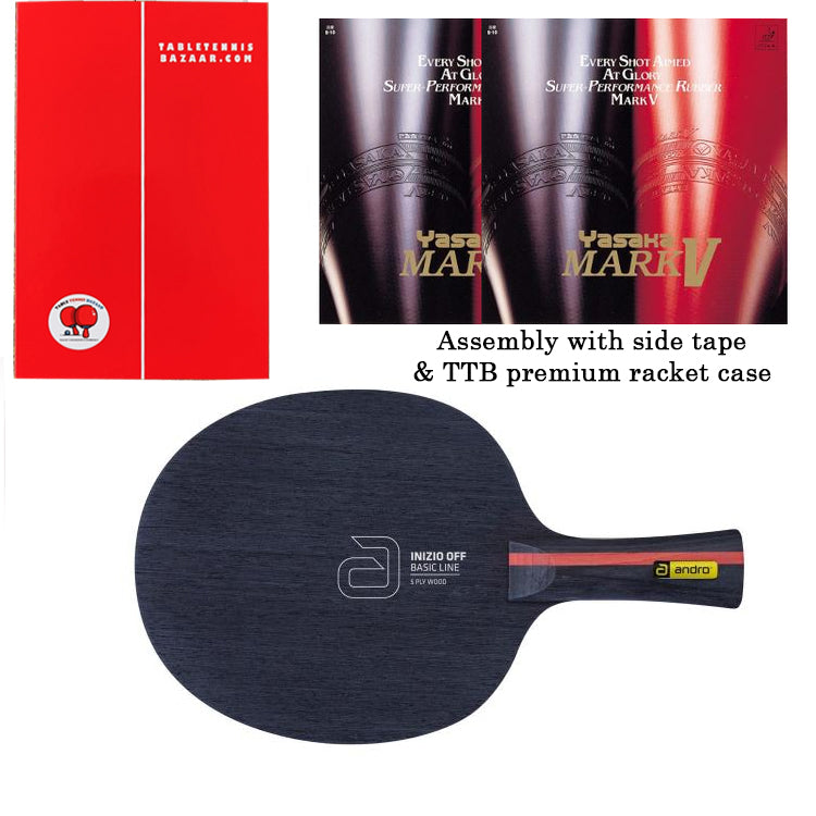 Andro inizio mark v standard racket – Table Tennis Bazaar