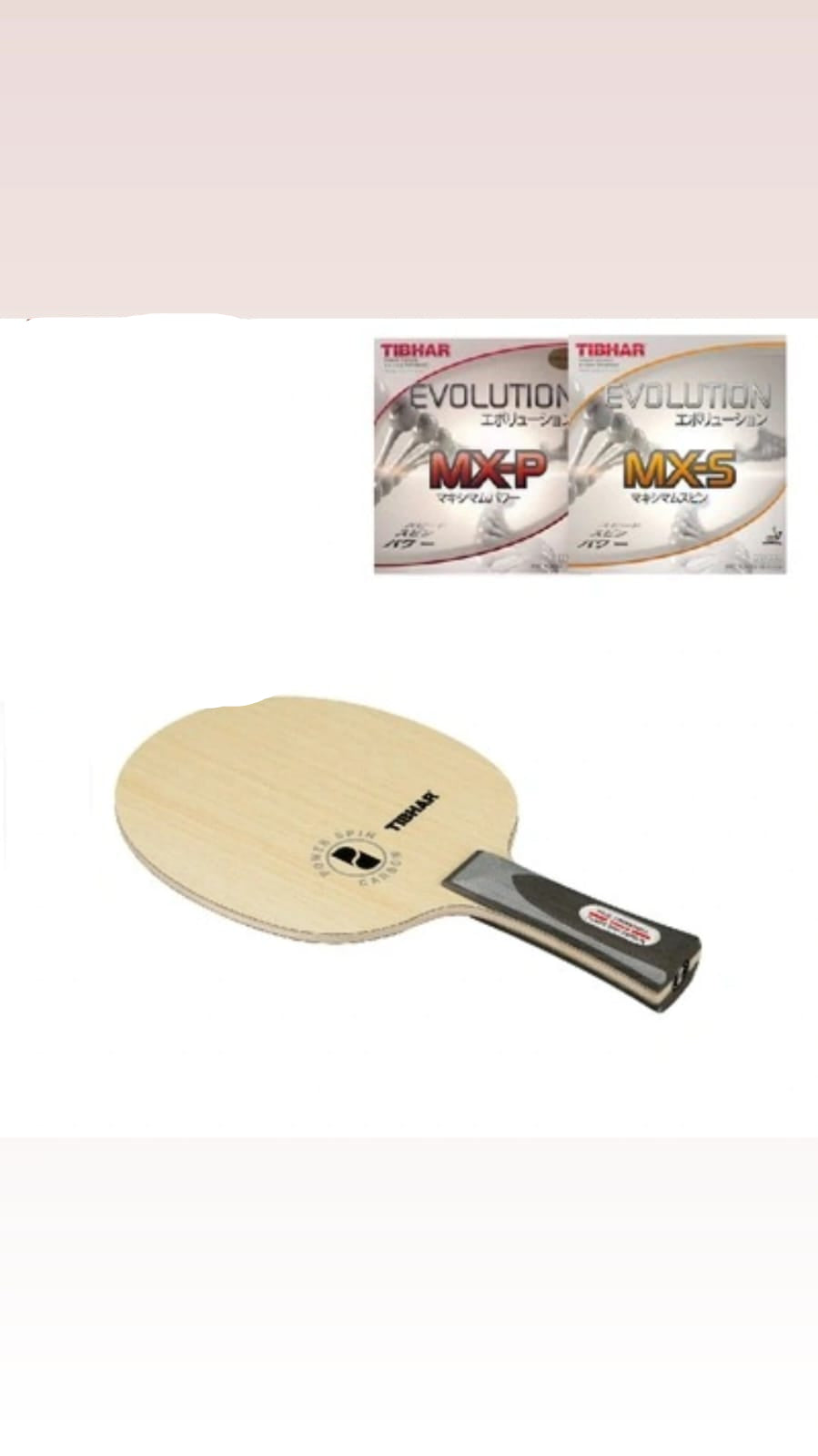 Tibhar Professional Table Tennis Racket