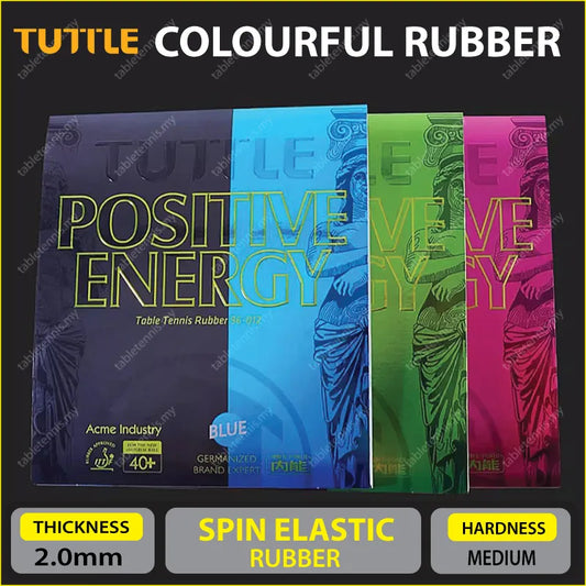 Tuttle Positive Energy Colour Spin Elastic Table Tennis Rubber