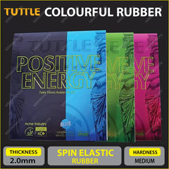 Tuttle Positive Energy Colour Spin Elastic Table Tennis Rubber