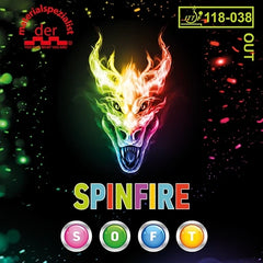 Der-materialspezialist SPINFIRE SOFT Table Tennis Rubber 2.1mm
