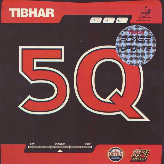 Picture of Tibhar 5Q Power Update Table Tennis Rubber