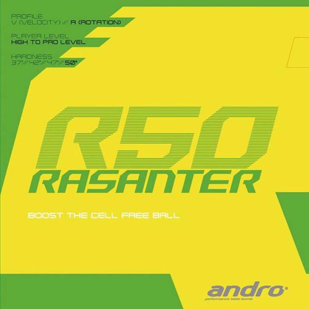 Picture of Andro® Rasanter R50 Table Tennis Rubber