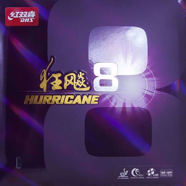 DHS Hurricane 8 Table Tennis Rubber TABLETENNISBAZAAR