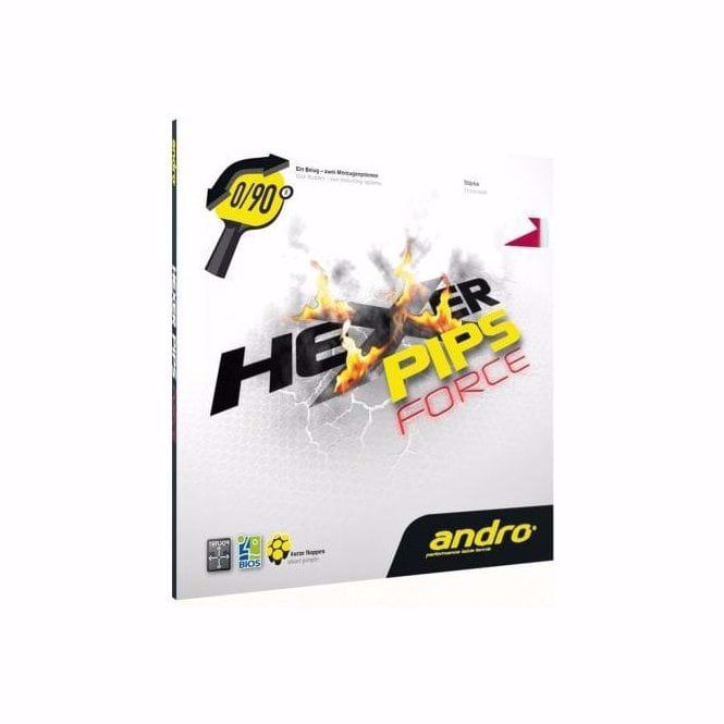 Andro® Hexer Pips Force Table Tennis Rubber2500