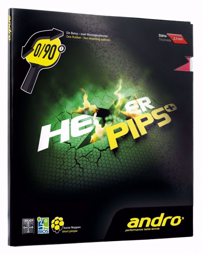 Andro® Hexer Pips + Table Tennis Rubber2500