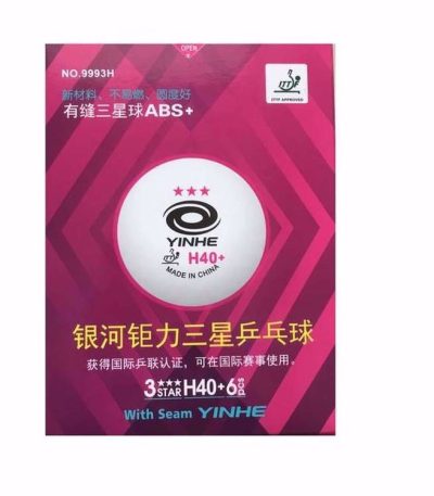 Yinhe H40+ 3 Star ABS Table Tennis Balls