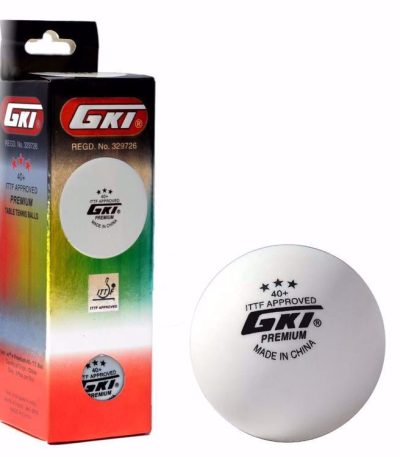 GKI Premium 3 Star 40+ Table Tennis Balls425