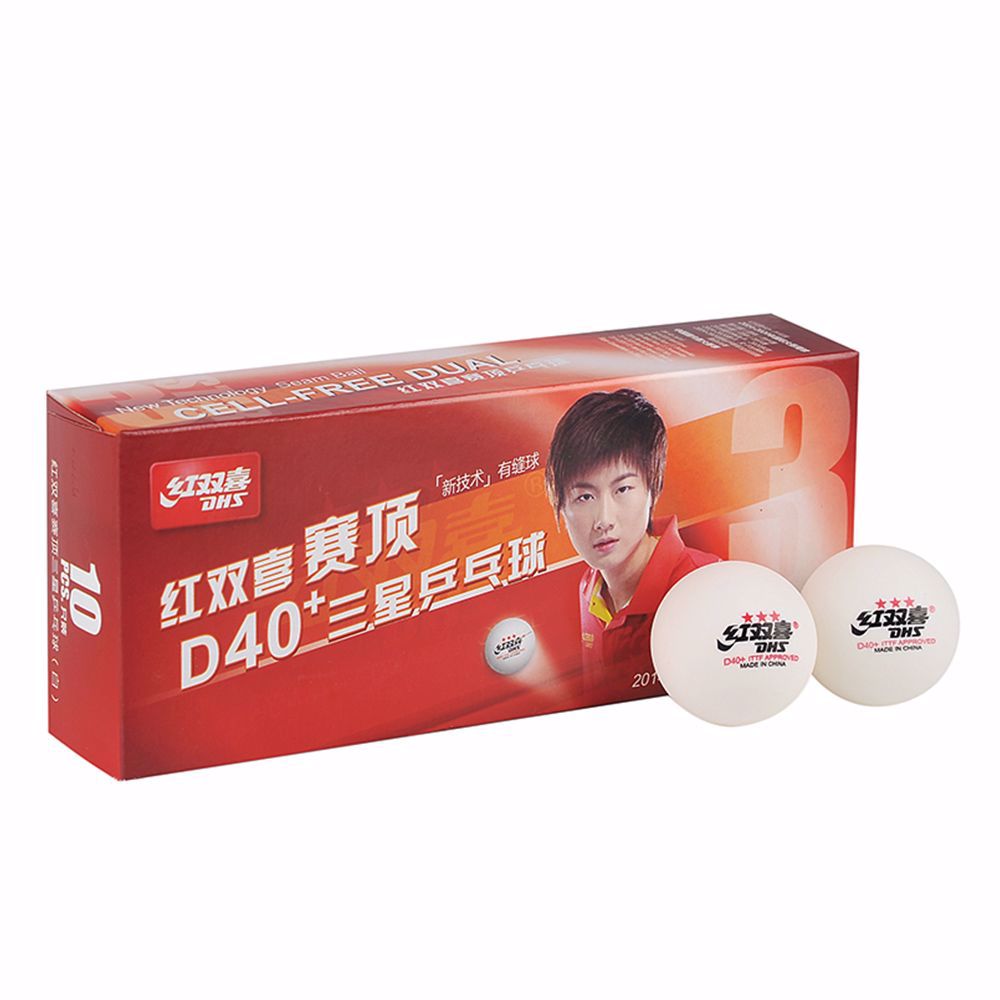 DHS 40+ 3 Star Table Tennis 10 Balls Pack750