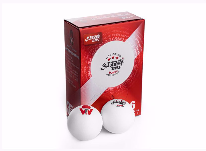 DHS DJ40+ 3*** ITTF 6 Balls (seam)849