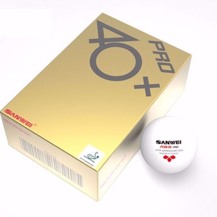 Sanwei 40+ ABS PRO 3 Star Table Tennis Balls